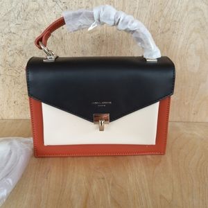 DAVID JONES COLORBLOCK CONVERTIBLE PURSE